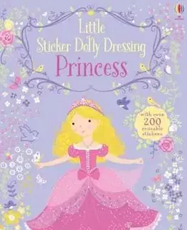 V cudzom jazyku Little Sticker Dolly Dressing Princess - Fiona Watt,Lizzie Mackay