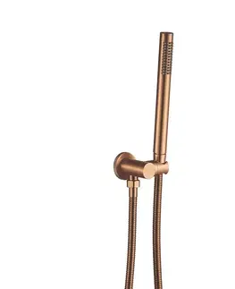 Sprchy a sprchové panely REA - Podomietková sprchová sada Lungo Grip Brush Copper + BOX REA-P5651