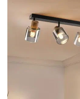 Svietidlá BRILAGI - Bodové svietidlo HYGGE 3xE14/15W/230V čierna/dymová BRI440