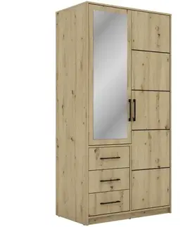 Šatníkové skrine Skriňa Bollate 2 Artisan