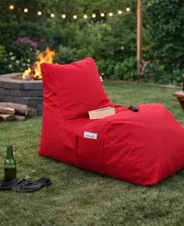 Záhradný nábytok Sedací vak Daybed, červený
