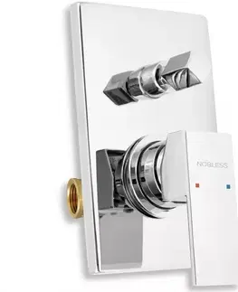 Vaňové batérie Batéria vaňová/sprchová podomietková NOBLESS EDGE 36050R, 0