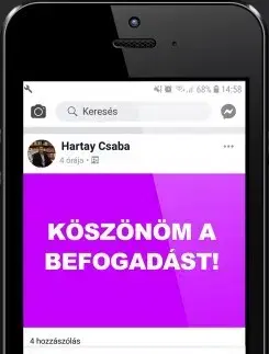 Svetová beletria Köszönöm a befogadást! - Csaba Hartay
