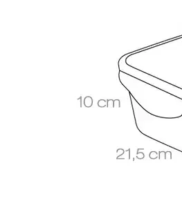 FRESHBOX Tescoma dóza FRESHBOX 3.0 l, štvorcová