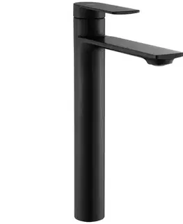 Kúpeľňové batérie REA - Umývadlová batéria Storm Black/čierna vysoká REA-B9988
