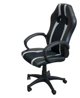 Kancelárske kreslá a stoličky Kancelárske kreslo FORMULA GREY sivé