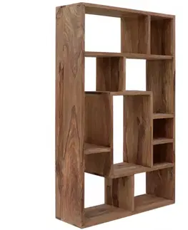 Knižnice Knižnica Rami 90x150x30 indický masív palisander