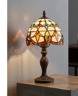 Lampy BRILAGI - Tiffany vitrážová stolná lampa MIRABELLA 1xE27/60W/230V BRT-12028A