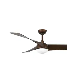 Ventilátory Lucci Air 21617249 - LED stmievateľný látor OSPREY 1xGX53/12W/230V priemer 132 cm bronz + diaľkový ovládač 21617249