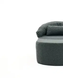 Kreslá Kreslo / Jednomiestna pohovka Pitta - Anthracite