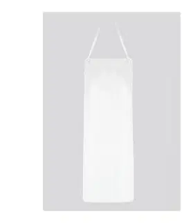 Kuchynské náčinia Kinekus Zástera mäsiarska z PVC biela