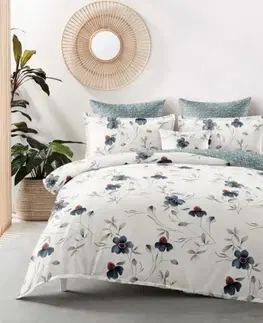Obliečky 3 dielne Flanelové obliečky polycotton Bormio 200x140cm+90x70cm TiaHome