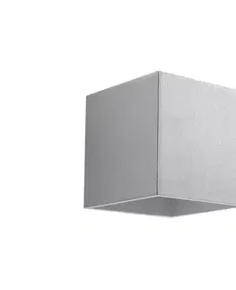 Svietidlá  SL.0058 - Nástenné svietidlo QUAD 1 1xG9/8W/230V šedá SL.0058