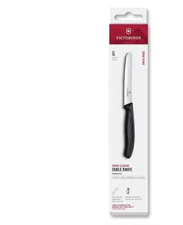 Kuchynské potreby Victorinox - Sada kuchynských nožov na zeleninu SWISS CLASSIC 11 cm 6 ks čierna 6.7803.6