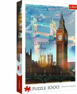 Puzzle Puzzle Londýn o súmraku, 1000 dielikov, 48x68,3 cm v krabici 27x40x6 cm