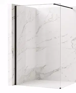Sprchové dvere REA/S - Sprchová zástena Flexi Transparent / Black 110 KPL-K99161