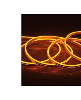 LED osvetlenie  LED Pásik NEON 5m LED/40W/24V oranžová IP65 318046