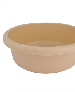 Kúpeľňové doplnky Miska okrúhla classic 6,2l béžová