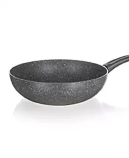 Dekorácie a bytové doplnky Wok Aluminium 28x8cm Granite 40051228