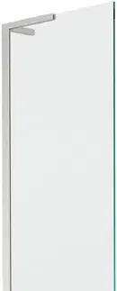 Sprchové dvere MEXEN/S - Next L vaňová zástena FIX 60 x 150, transparent, nikl kartáčovaný 895-060-000-03-00-97