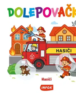 Nalepovačky, vystrihovačky, skladačky Dolepovačky - Hasiči (CZ/SK vydanie)