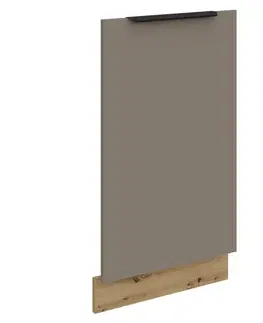 Kuchynské dolné skrinky KONDELA Frisbo ZM dvierka na umývačku 71,3x44,6 cm sandgrau / dub artisan