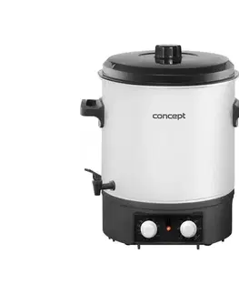 Predlžovacie káble Concept ZH0030 - Zavárací hrniec 27 l 2000W/230V biela/čierna ZH0030