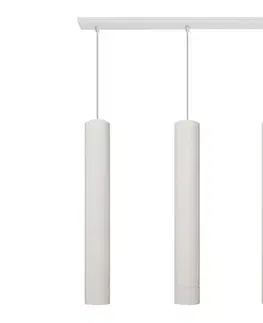 Svietidlá  LED Luster na lanku TUBA 3xGU10/4,8W/230V biela W-L 1111/3 WT