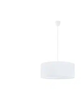 Svietidlá Eglo 79305 - Luster na lanku CLINTON 3xE27/60W/230V biela 79305