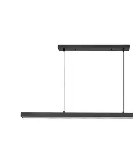 Svietidlá Rabalux 72128 - LED Luster na lanku TARIQ LED/30W/230V 4000K čierna 72128