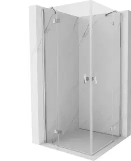 Sprchovacie kúty MEXEN/S - Mist H Duo sprchovací kút dvere krídlové 110 x 110, transparent, chróm 8A5-110L-110P-01-00