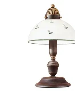 Lampy Kolarz 731.73.20 - Stolná lampa NONNA 1xE27/75W/230V zelená 731.73.20