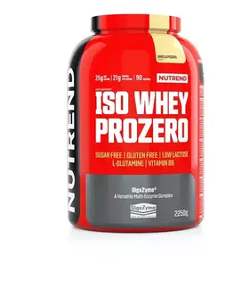 Proteíny Nutrend ISO WHEY Prozero 2250 g jahodový cheesecake