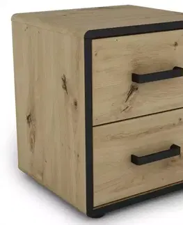 Všetky produkty Nočný stolík Capannoli 40 2s dub artisan/čierna