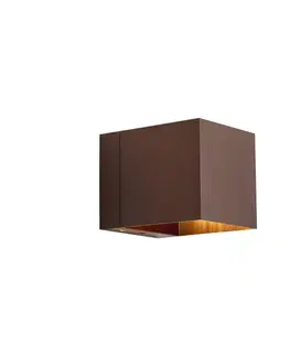 Lampy Moderné nástenné svietidlo tmavý bronz vrátane LED a dotykového stmievača nabíjateľné - Joris