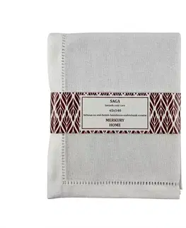 Bytový textil Behúň SAGA biela 45x140 easy care