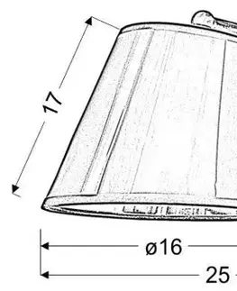 Nástenné svetlá Nástenná lampa Cortez E14, chróm