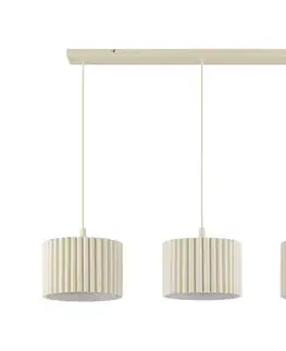 Svietidlá Brilliant - Luster na lanku VELIN 3xE27/20W/230V krémová 51472/09