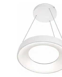 Svietidlá  LED luster na lanku DRAX LED/32W/230V 4000K priemer 38 cm biela SKU047294