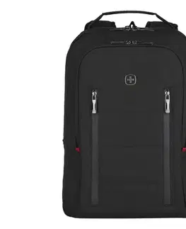 Batohy Wenger - Batoh na notebook 16 l 16" s vreckom na tablet 12" City Traveler čierna WRT_606490