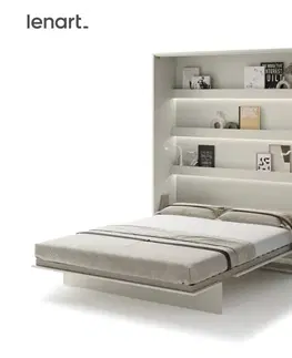 Postele Dig-net nábytok Sklápacia posteľ Lenart BED CONCEPT BC-12 kašmír | 160 x 200 cm