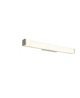 Osvetlenie do kúpeľne Moderná nástenná lampa do kúpeľne oceľ 62 cm IP44 - Cascada