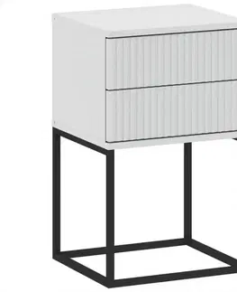 Všetky produkty Nočný stolík 2S-40 bez rukovätí biela