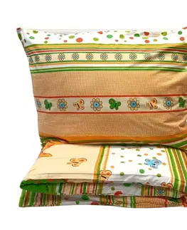 Detské obliečky Obliečky bavlnené Dino TiaHome - Detský set 130x90cm + 65x45cm