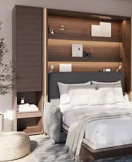 Šatníkové skrine Dig-net nábytok Skrinka Lenart BED CONCEPT BC-07 | dub dunin