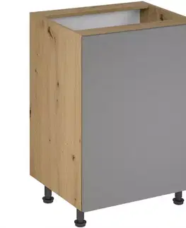 Kuchynské skrinky stojace Kuchynská skrinka Langen D60 beige