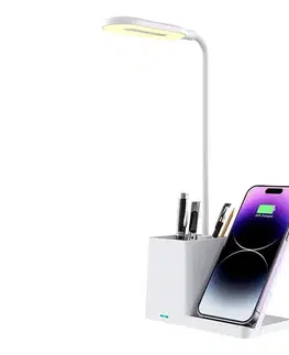 Svietidlá Rabalux 74233 - LED Stmievateľná stolná lampa CERIE LED/4W/5V biela 74233