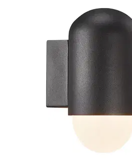 Svietidlá Nordlux - Vonkajšie nástenné svietidlo HEKA 1xE27/60W/230V IP54 čierna 2118211003