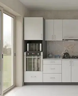 Kuchynské linky IKEMA štýlová kuchyňa 260, biela