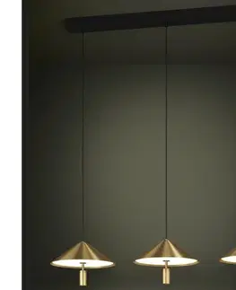 Svietidlá Eglo 390272 - LED Stmievateľný luster na lanku PARAGUAY 3xLED/12W/230V 3000K zlatá 390272